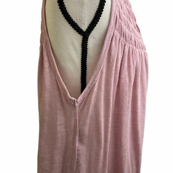 We The Free Anthropologie New To Town Tank Top Woman's XS Oversized Pink EUC - Picture 7 of 12